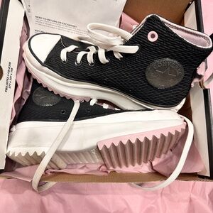 Converse Future Utility Run Star Hike High-Top Platform - black